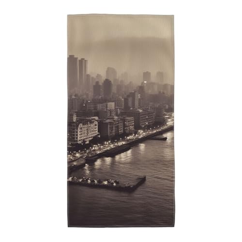 HJTRW Luxury Cotton Bath Towel 13.8"x27.5
