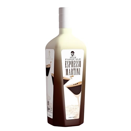 Don Pasquale Espresso Martini Likör – Kaffee Likör mit intensivem Espresso Geschmack, italienische Spezialität für Cocktails & Digestif | 1 x 0,7l