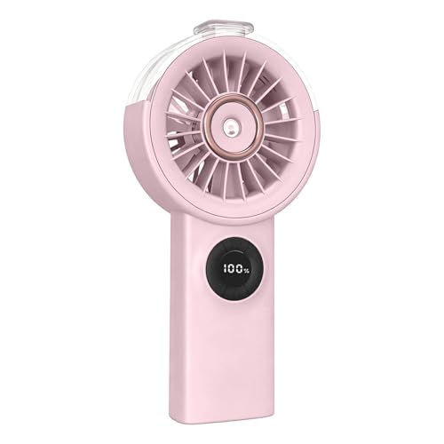 Ventilateur portable 100 vitesses réglables et brume d'eau pour un été au frais - 2