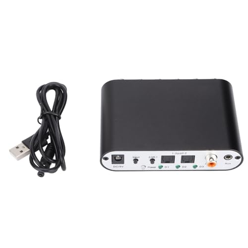 Decodificador de audio para PC y portátiles en elegante metal negro 4