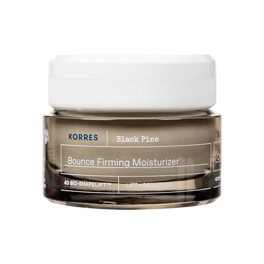 KORRES BLACK PINE 4D Bio-ShapeLift Straffende Anti-Aging Feuchtigkeitscreme, vegan, für Normale - Mischhaut, 40 ml
