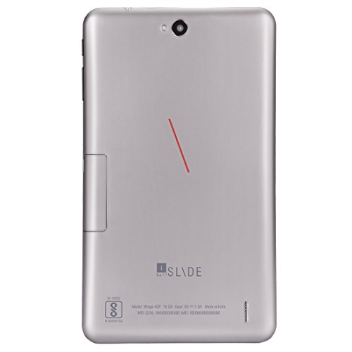Image of iBall Slide Wings 4GP Tablet (8 inch, 16GB, Wi-Fi + 4G LTE, Voice Calling), Silver Chrome