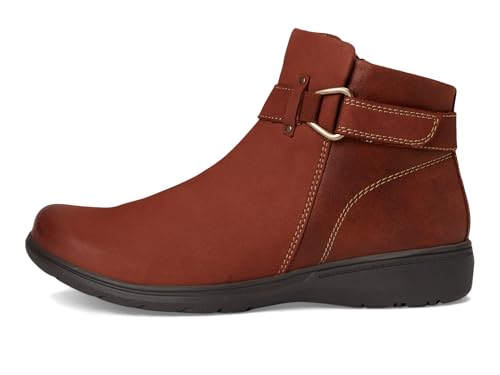 Clarks Collection Women's Carleigh Drift Ankle Boot, British Tan Leather, 8.5 M US - image 5