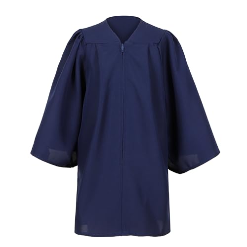 Image of Matte Kindergarten Preschool Graduation Gown and Cap Set with Year Tassel for Kids