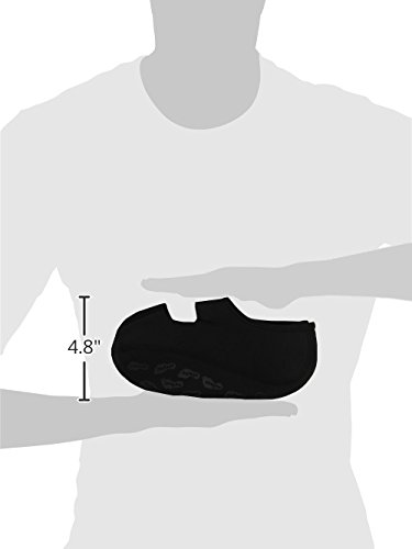 Nufoot Mary Janes Women's Shoes, Foldable & Flexible Flats, Slipper Socks, Travel Slippers & Exercise Shoes, Dance Shoes, Yoga Socks, House Shoes, Indoor Slippers, Black, Large (1 Pair) #TOP6