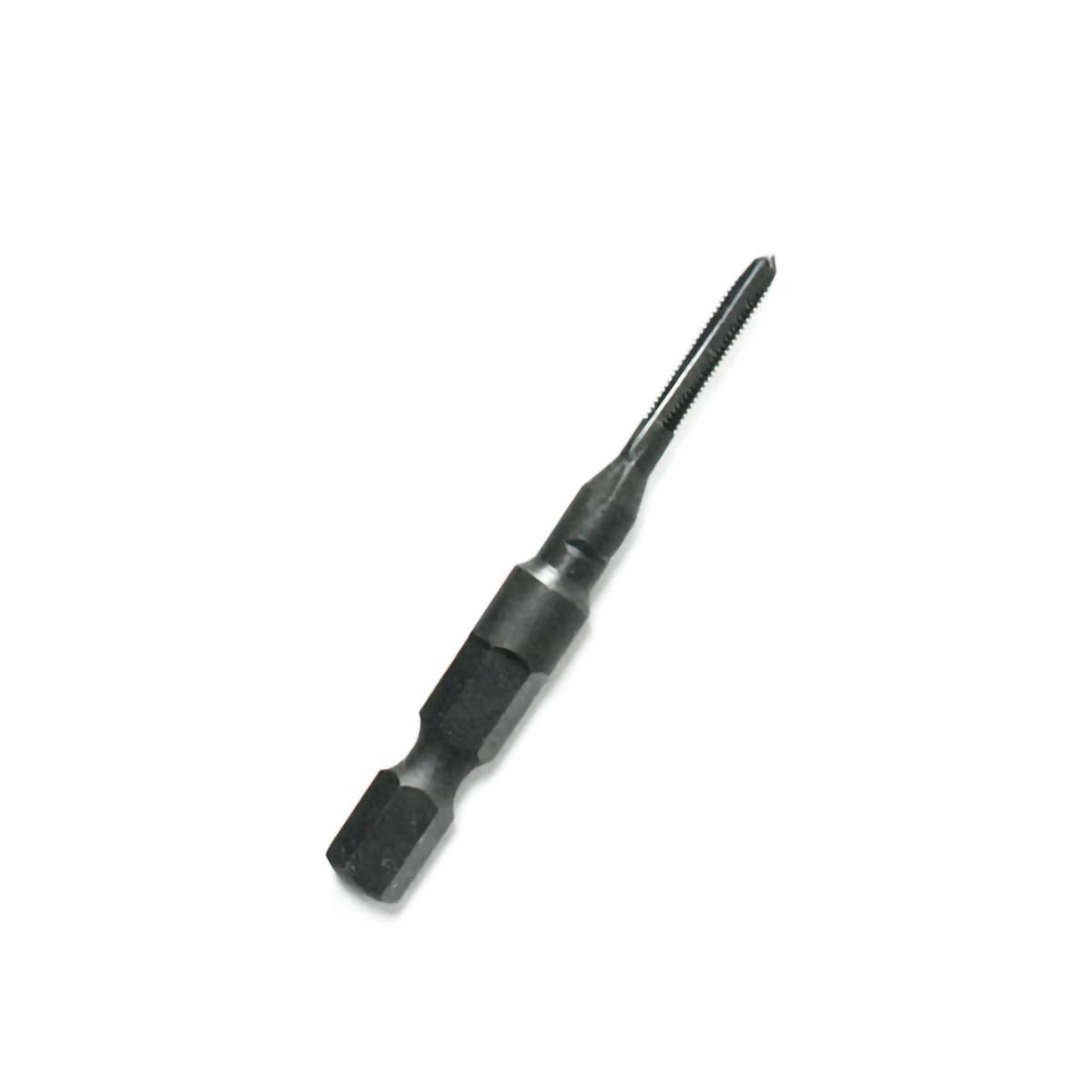 Hex Shank Straight Flute Tap, M3 x 0.5 Pitch, H2 Tolerance, High-Speed Steel, for Hand Drills & Pneumatic Tools