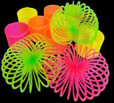 Image of Shivsoft Kid Magic Spring Rainbow Bouncy Expandable Slinky Magic Toys Return Gift, Party Favours (Transparent, Pack of 4)