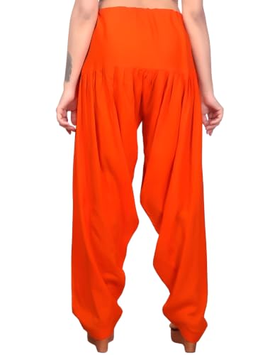 Image of FASHION GALLERY Women's Rayon Relaxed Fit Patiala Salwar with Full Length Drawstring Closure Type and Flexible Waist | Patiala Pant for Woman Free Size Fit Upto XXL