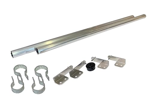 Coyote Roller 8 Foot Kit - Keep Pets Contained, Coyotes Out - Cats, Dogs, Coyotes - Chain Link