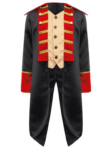 Amazon.com: Hedmy Boys Colonial Clothes Patriot Revolutionary War Tailcoat  British Red Coat Long Sleeve Fake Two Jackets Black 6 Years : Clothing,  Shoes & Jewelry