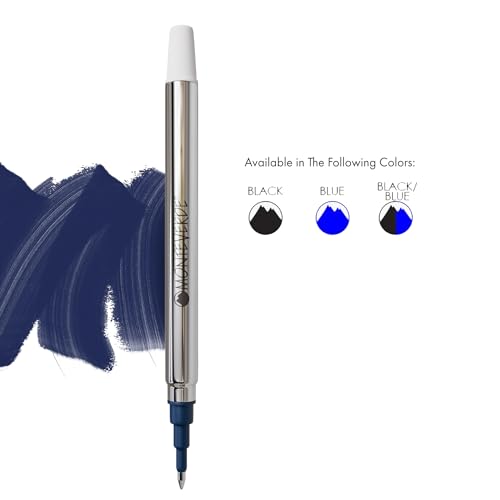 Roller Monteverde S222BB mine noire haut de gamme compatible Sheaffer - 2