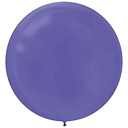 Ballons ronds en latex violet pour une décoration d'anniversaire réussie