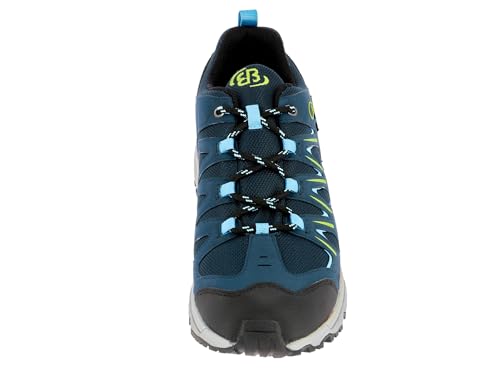 Brütting Damen Expedition Walkingschuhe, Marine Blau Lemon, 43 EU