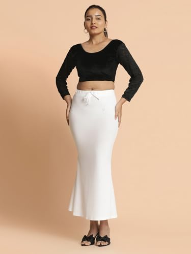 Image of TWIN BIRDS Women Cotton Elastane Saree Shaper | Shapewear Petticoat Support