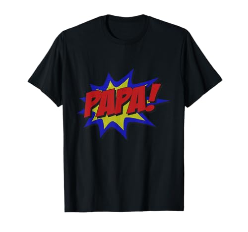 Papa Comic Book Camiseta