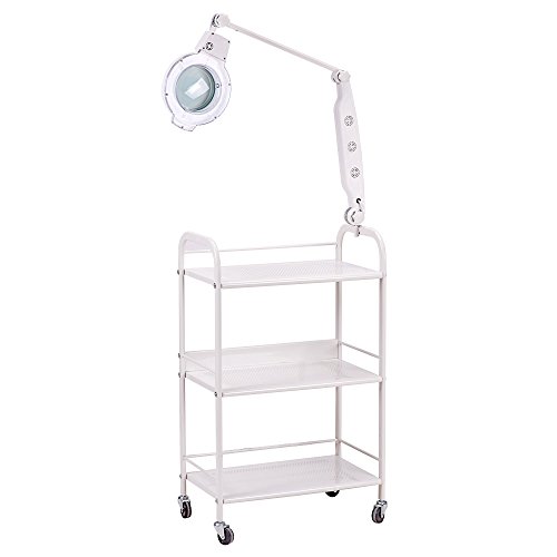 Preisvergleich Produktbild Beistelltisch + Lupenlampe 021X190A
