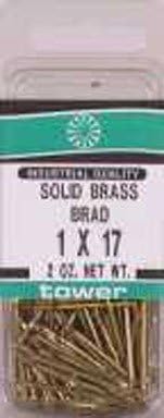 Hillman Brad Nails 1 " Brass 17 Ga Card 2 Oz