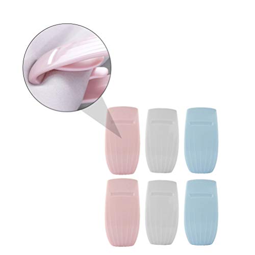 NICEXMAS 6 Pcs Clipes de Cobertura de Edredom Clipes de Suporte de Edredom Pegadores de Cobertor de