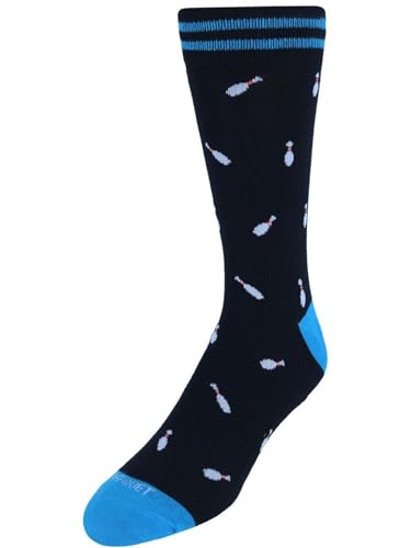 CTM Men's Bowling Premium Novelty Dress Socks (1 Pair)4