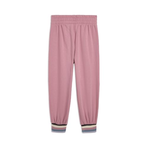 Image of Puma Girls' Core Logo Jogger, Fleece Lined, Elastic Waistband, Pull on Pant