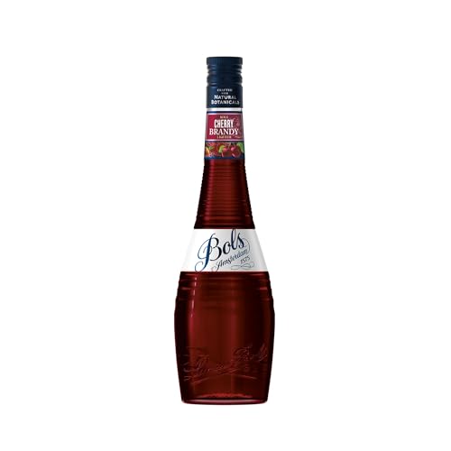 Bols Cherry Brandy Liqueur, 50cl - 24 Percent ABV Cherry Flavoured Spirit Crafted with All Natural Botanicals - Artisanal Liqueurs for Cocktails