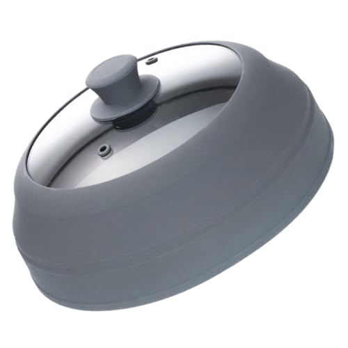 Milisten Couvercle Anti-Éclaboussures pour Micro-Ondes Couvercle Résistant la Chaleur en Silicone pour Conservation Aliments la Cuisine