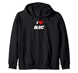 I love BAC - stock ticker gifts Zip Hoodie