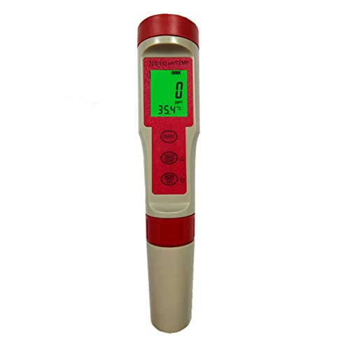 Natudeco 4 in Water Quality Tester pH TDS EC Temperature Detection with HD Screen Water Testing Pen for Accurate Water Quality Monitoring