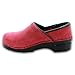BJORK Swedish Comfort Women's Professional Oiled Leather Clogs - Berry (EU-36/5.5-6 US)