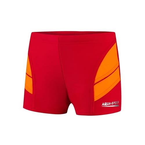 Zagano Adam Lipski Kinder Badehose, 2821, 04, Orange, Gr. 146 3 Aqua Speed Badehose Jungen + gratis eBook | Schwimmhosen für Jungs | UV Jungenbadehose | Kinder Badebekleidung | 31. Rot Orange Gr. 110 | Andy