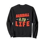 Photo Gallery baseball is my life giocatore di baseball divertente felpa Photo Gallery baseball is my life giocatore di baseball divertente felpa