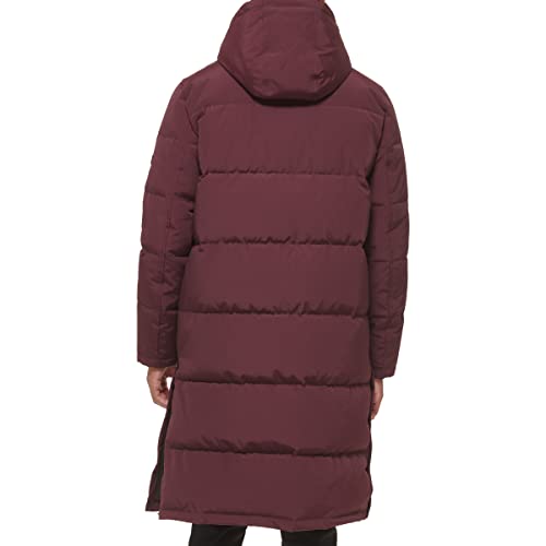 DKNY Arctic Cloth Hooded Extra Long Parka Jacket3