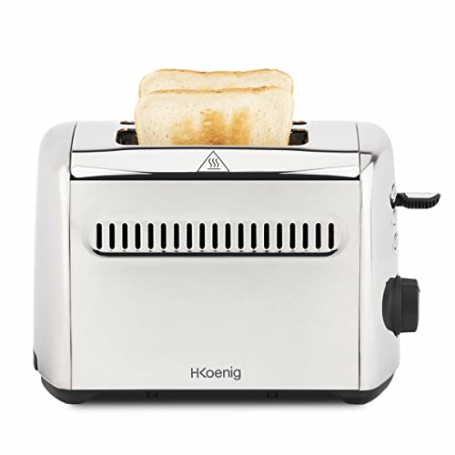 H.Koenig Grille Pain Toaster 2 Tranches TOAS9 Fentes...