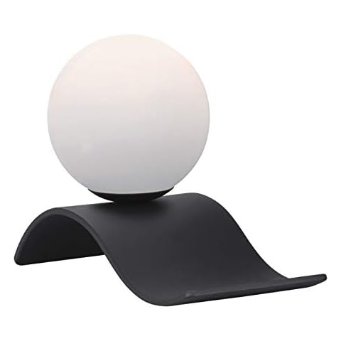 Lámpara de Mesa Trio Lighting Lara, Negro Mate Cover