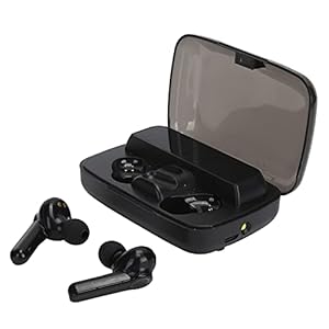 Draadloze koptelefoon, LED digitaal display -headset met grote capaciteit en zaklamp voor sport, wandelen en reizen