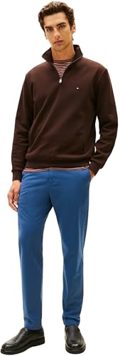 Tommy Hilfiger Herren Chino Hose Harlem Essential Twill Tapered Fit, Blau (Aegean Sea), 36W/36L 3