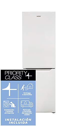 Sauber - Frigorífico Combi SC182B TOTAL Tecnología NOFROST - Eficiencia energética: A+ - 185x59,5cm - ENTREGA EN DOMICILIO