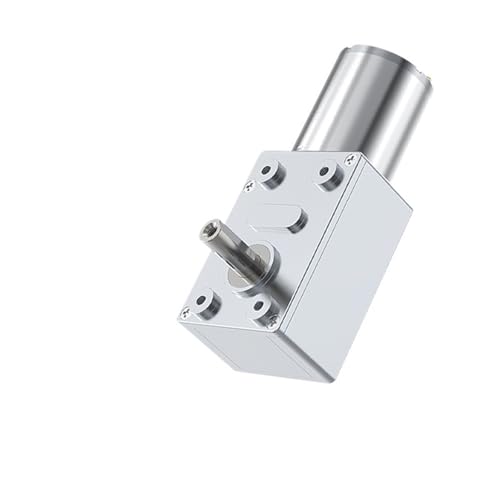 Moteur réducteur JGY370 24V 55RPM à vis sans fin réversible en métal pour automatisme