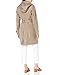 Calvin Klein Women's Single Breasted Belted Rain Jacket with Removable Hood, Owl, X-Small