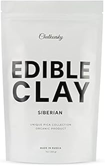 Chalkovsky Premium Edible Clay - Crispy Clay Chunks for Eating - Edible Chalk for Pica Cravings, Mukbang ASMR Content Creators - Ready-to-Eat Clay - Carefully Selected Edible Dirt Bites - 7 Oz (200gr)