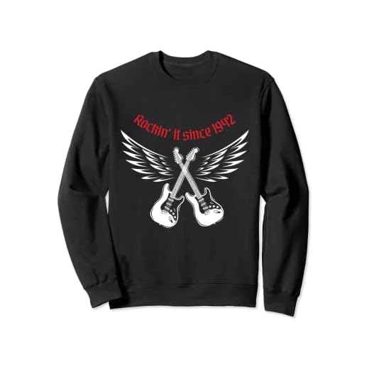 Guitarra eléctrica metal rock guitarrista cumpleaños 1942 Sudadera