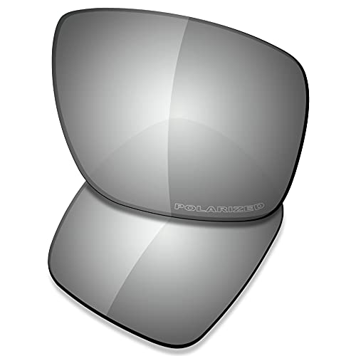 Lentilles Oakley Dispatch 1 polarisées : verres rechange haute définition Saucer Chrome Metal