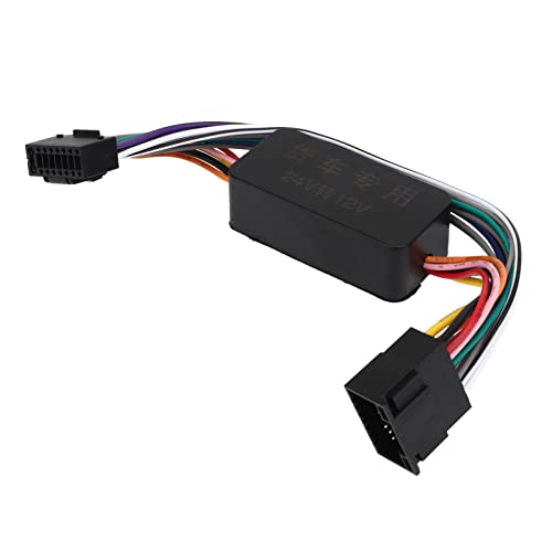 Cocoarm Convertidor Reductor de 24 V a 12 V, Módulo Regulador de Voltaje ABS con Rectificación Síncrona, Carcasa Impermeable, Protección de Conexión Inversa para Host de Camión