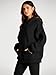 AUTOMET Hoodies for Women Oversized Sweatshirts Fall Fashion Outfits 2025 Pullover Fleece Casual Sweaters Winter Y2k Clothes Black XL