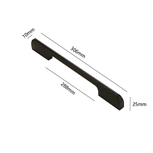 MACHSWON 1 PCS Black Cabinet Pulls Dresser Drawer Pulls Kitchen Cupboard Door Pulls - Image 2