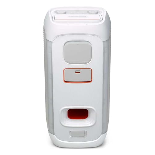 Image of JBL PartyBox Club 120 Portable Party Speaker Bundle with Wireless Microphone System (White)