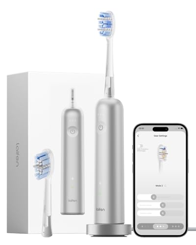 Laifen Wave Pro Spazzolino Elettrico Sonico per Adulti – Spazzolino Sonico con Oscillazioni a 60°, App Intelligente, Batteria da 70 Giorni, 2 Testine, Impermeabile IPX8 (Alluminio Argento) Laifen Wave Pro Spazzolino Elettrico Sonico per Adulti – Spazzolino Sonico con Oscillazioni a 60°, App Intelligente, Batteria da 70 Giorni, 2 Testine, Impermeabile IPX8 (Alluminio Argento)