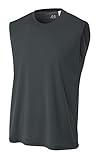 Photo Gallery a4 men s cooling performance muscle, uomo donna, graphite Photo Gallery a4 men s cooling performance muscle, uomo donna, graphite