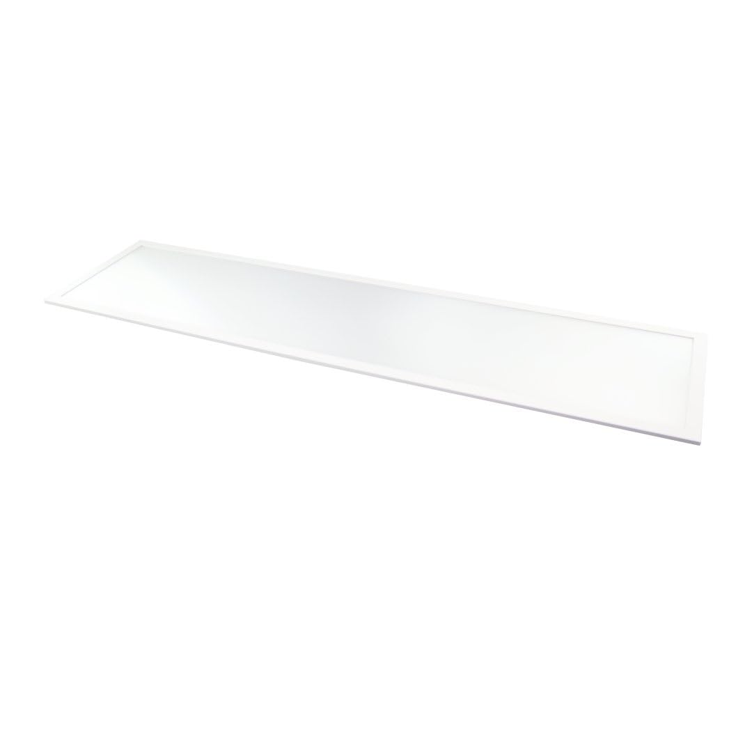 LED Panel 120x30 cm 1 Stück, Bürolampe 36W, 4000K Neutralweiß, 4320lm, 120 lm/W, UGR19 blendfrei - flache LED Paneele mit 230V Marken-Netzteil, Deckenlampe für Rasterdecke - 1200x300x9mm