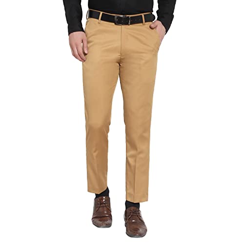 Image of Men Regular Fit Polycotton Trouser Pant's Formal Trouser Casual Trouser Pant